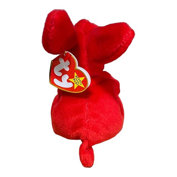 Ty Beanie Baby Original Baby Red Dog Plush Collectible Toy - Picture 4 of 10